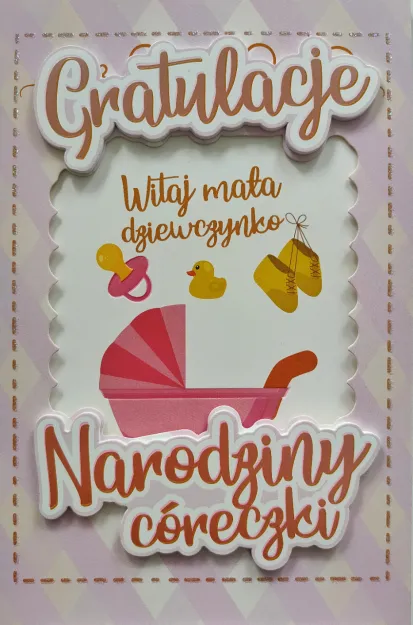 Karnet 6K - Ramka na zdjęcie - Narodziny Synka. Gratulacje.