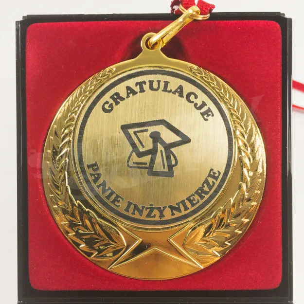 Medal w etui - Gratulacje Panie Inżynierze