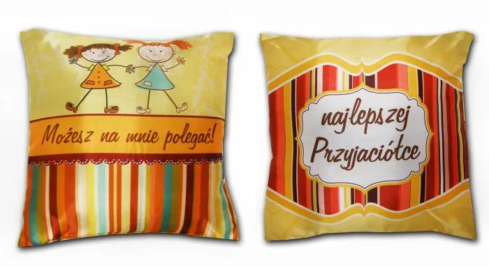 Poduszka śr. - Najlepszej przyjaciółce / Możesz na mnie polegać