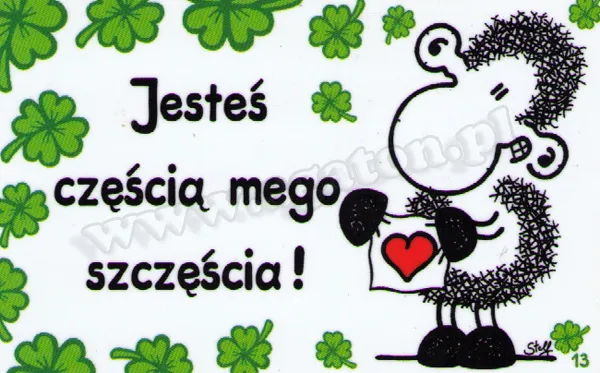 Karta Sheepworld - Jesteś częścią mego szczęścia