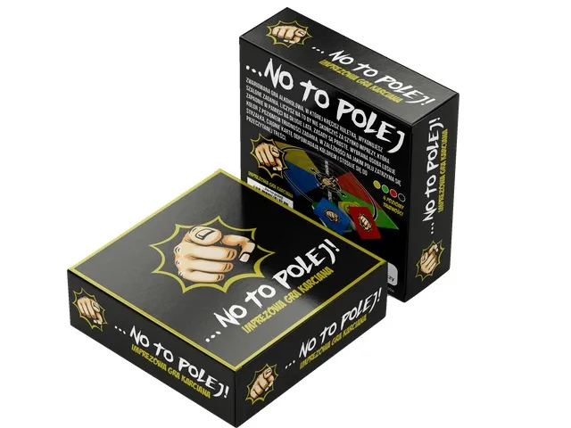 Imprezowa gra karciana - No to polej! (lekko zagniecione opakowanie)