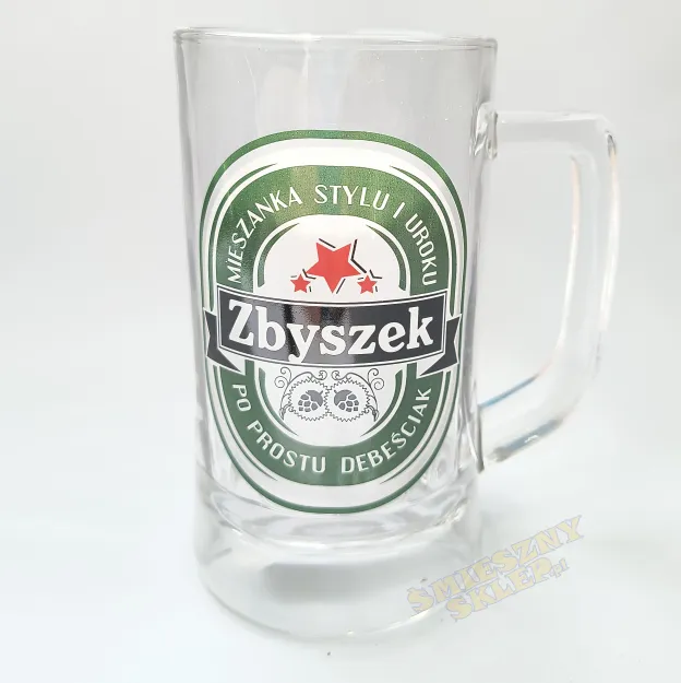 Kufel 0.3L - Zbyszek Mieszanka stylu i uroku po prostu debeściak
