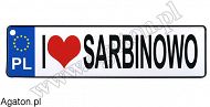 Sarbinowo - tablica