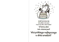 Karnet Sheepworld - Dziś masz urodziny. Tańcz, śpiewaj, żyj, śmiej się, całuj. - 3
