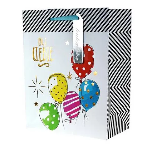 Torebka Kukartka L - Dla Ciebie (balony)