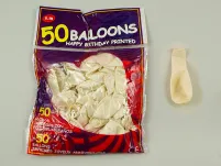 Balony białe 50 szt - cena za opakowanie - 2