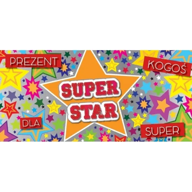 Kopertynka na kasę - Super Star - Prezent dla Kogoś super