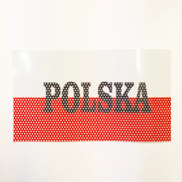 Naklejka na szybę - Polska