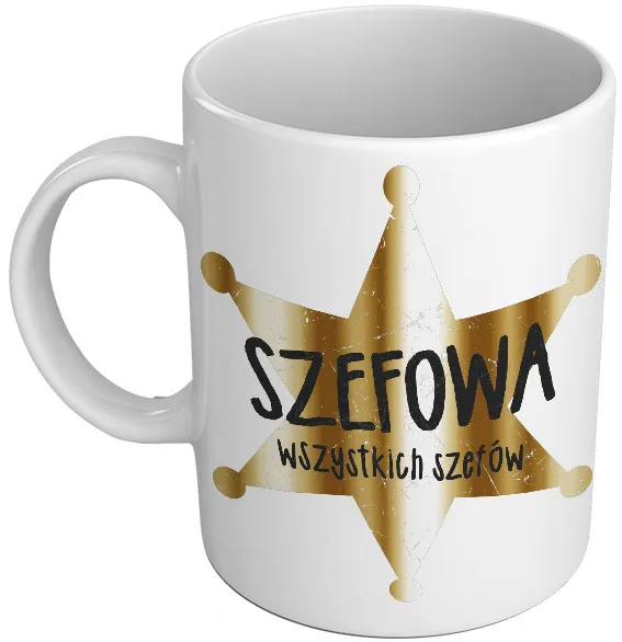 Kubek premium - Szefowa wszystkich szefów