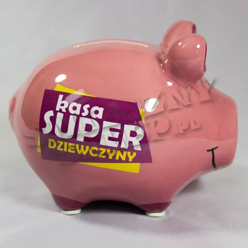 Świnka skarbonka Kukartka - Kasa super Dziewczyny