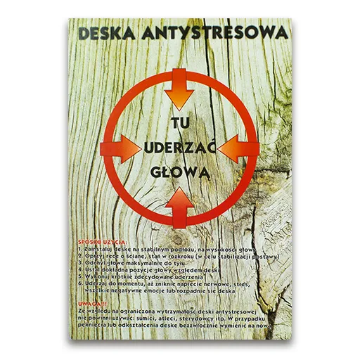 Dyplom - Deska antystresowa.
