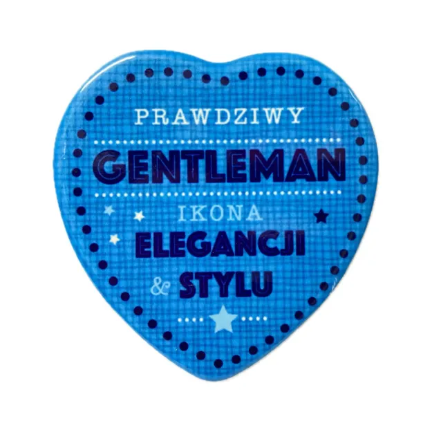 Magnes serce - Prawdziwy Gentleman, ikona elegancji i stylu.