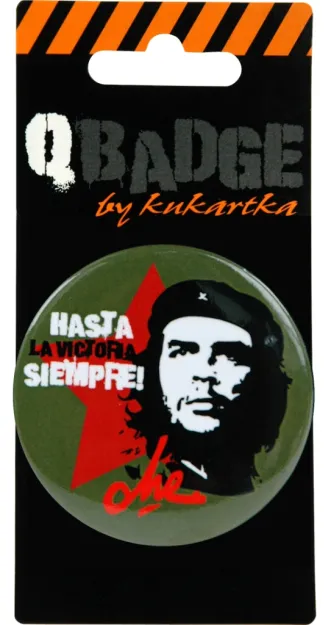 Przypinka Kukartka - Hasta la victoria siempre