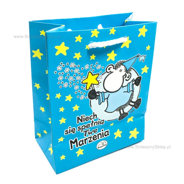 Torebka Kukartka Sheepworld mini - Niech się spełnią Twe marzenia