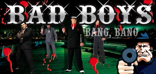 Tabliczka 3D - Bad boys, bang, bang!