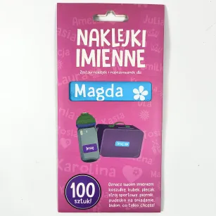 Naklejki imienne 100 szt. - Magda