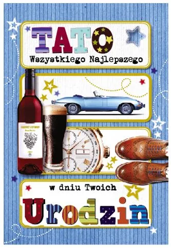 Karnet DK - Tato wszystkiego najlepszego w dniu Twoich urodzin