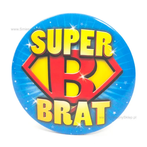 Przypinka - Super Brat