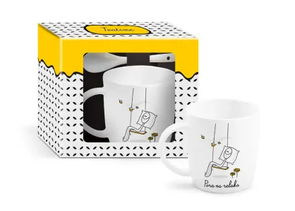 Kubek Teatime z łyżeczką - Pora na relaks