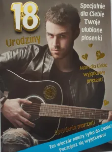 Karnet - 18 Urodziny, specjalnie dla Ciebie Twoje ulubione piosenki