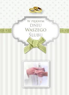 Książeczka Kukartka - W pięknym dniu Waszego Ślubu