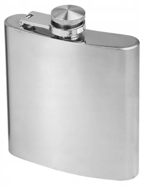 Piersiówka ze stali nierdzewnej 170 ml chrom
