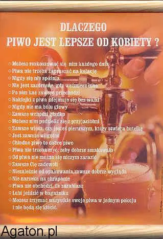 Dyplom - Dlaczego piwo jest lepsze od kobiety