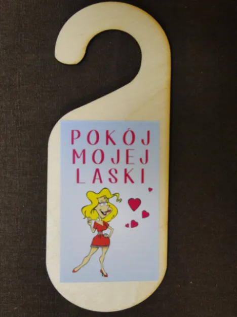 Zawieszka na drzwi - Pokój mojej laski.