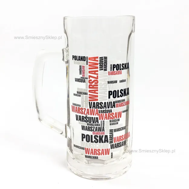 Kufel szklany - Warszawa - Tapeta