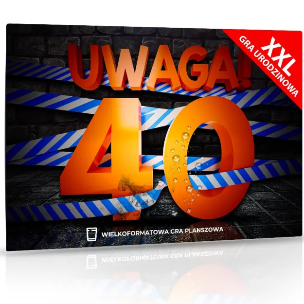 Gra imprezowa XXL - Uwaga 40 urodziny
