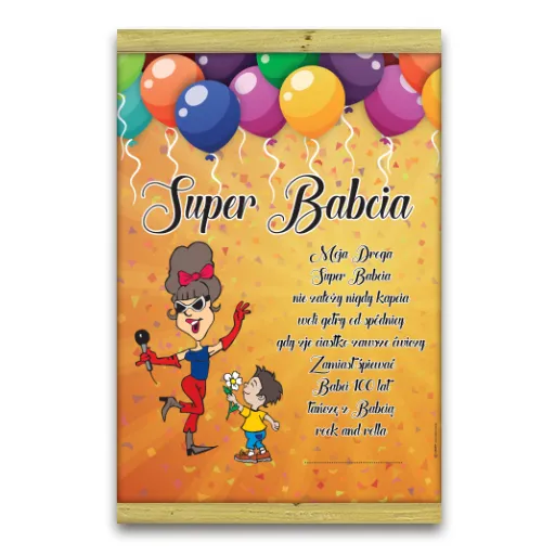 Dyplom - Super Babcia - Moja droga super Babcia ...