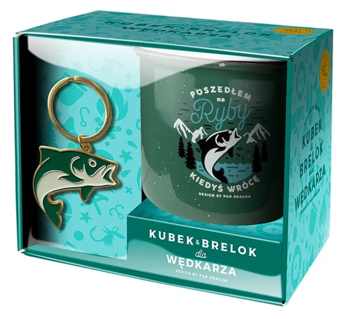 Kubek + brelok Hobby - Dla Wędkarza