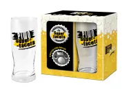 Zestaw Beer Gifts 4 - Otwieracz + szklanka do piwa - Piwo super faceta