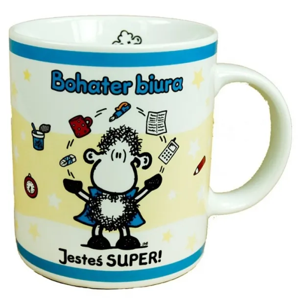 Kubek Kukartka - Bohater biura - Jesteś super