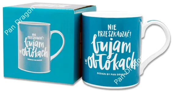 Kubek Idea - Nie przeszkadzać bujam w obłokach