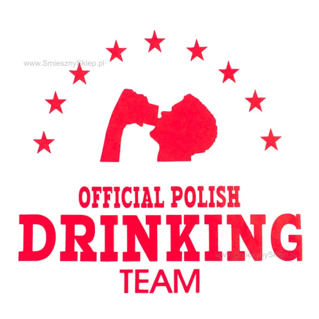 Koszulka biała - Official Polish Drinking Team