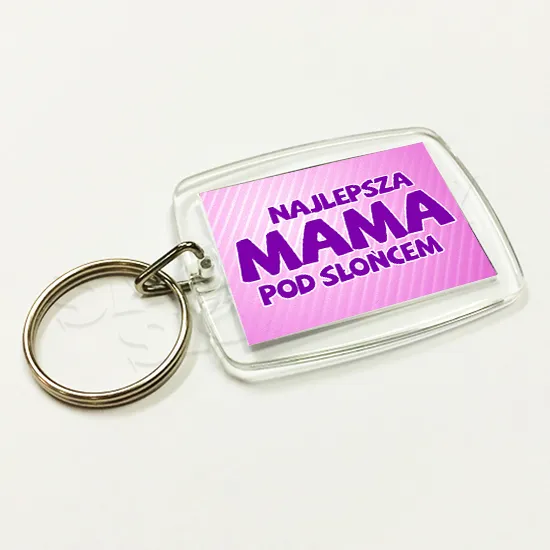 Brelok akrylowy - Najlepsza Mama pod słońcem