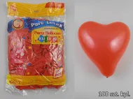 Balony serca - czerwone - cena za opakowanie 100szt