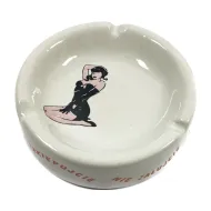 Popielniczka ceramiczna - Zakiepujcie nie żałujcie (dziewczyna klęcząca)