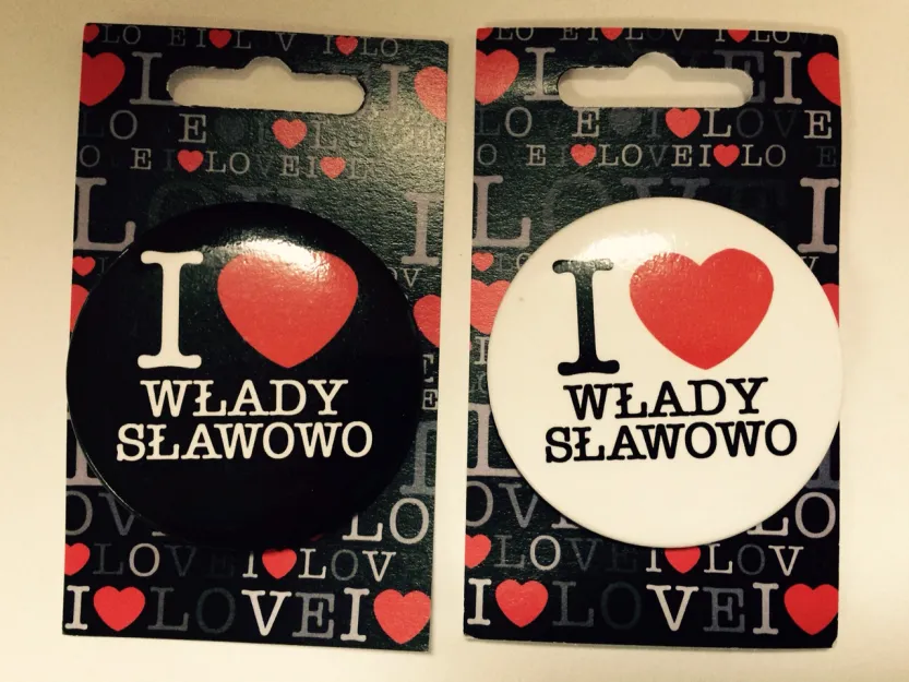 Przypinka - I love Władysławowo
