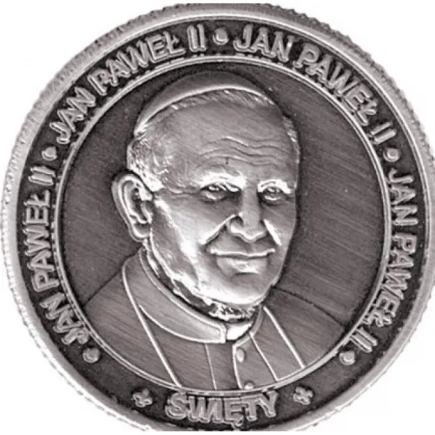 Moneta na szczęście Kukartka - Jan Paweł II