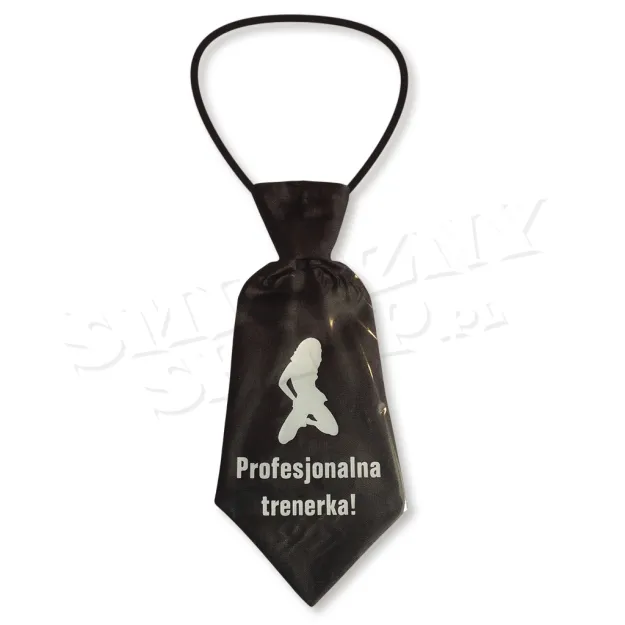 Krawat damski - Profesjonalna trenerka!