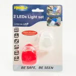 Lampki LED - Silikonowy komplet rowerowy - 2