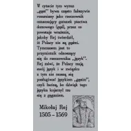 Zakładka magnetyczna do książki - Mikołaj Rej - Niechaj narody wżdy postronni znają iż Polacy nie gęsi iż swój język mają