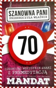 Karnet + mandat - Szanowna Pani przekroczyła właśnie 70