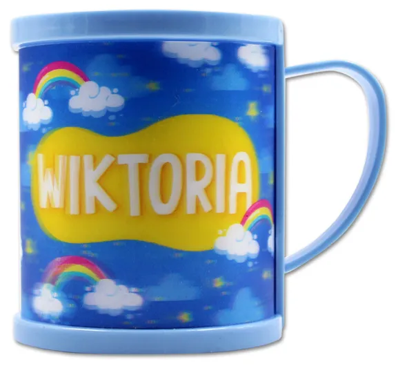 Kubek plastikowy 3D - Wiktoria