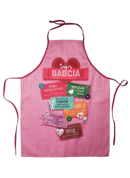 Fartuch premium - Super Babcia firma roku