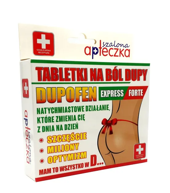 Drażetki na ból dupy - Dupofen express forte