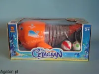 Magiczny wieloryb - świeci się i jeżdzi z poruszającą piłeczką w powietrzu - 2