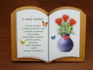 Księga okolicznościowa - Z okazji urodzin (kwiaty)